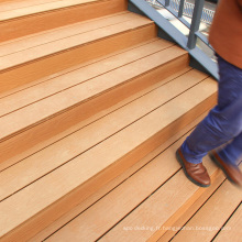 matériel de revêtement de pont wpc lames de balcon terrasse extérieure